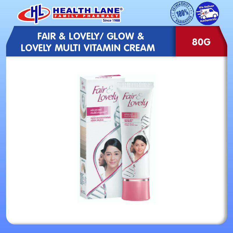 FAIR & LOVELY/ GLOW & LOVELY MULTI VITAMIN KRIM 80G